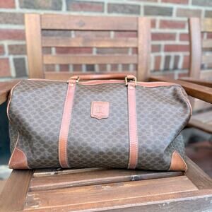 Celine Vintage Travel Large Leather Bag